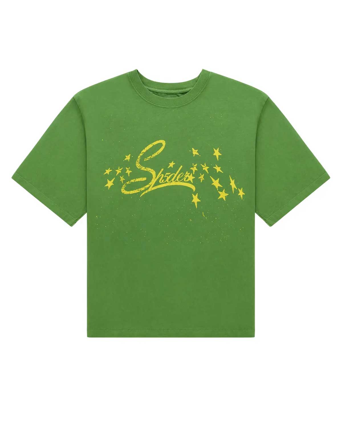 Sp5der Cuntry Spray Baby Tee Kelly Green