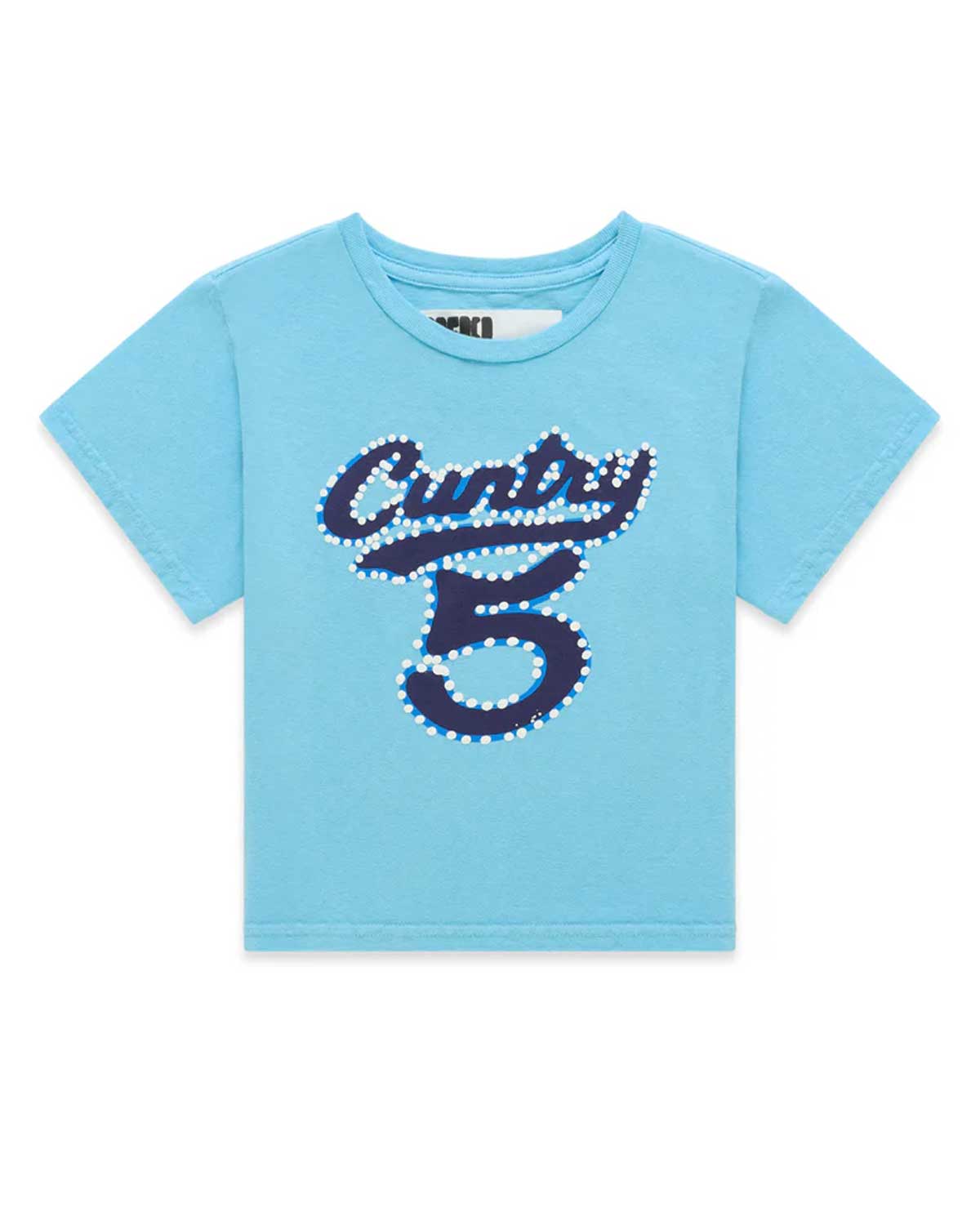 Sp5der Cuntry 5 Baby Tee Sky Blue