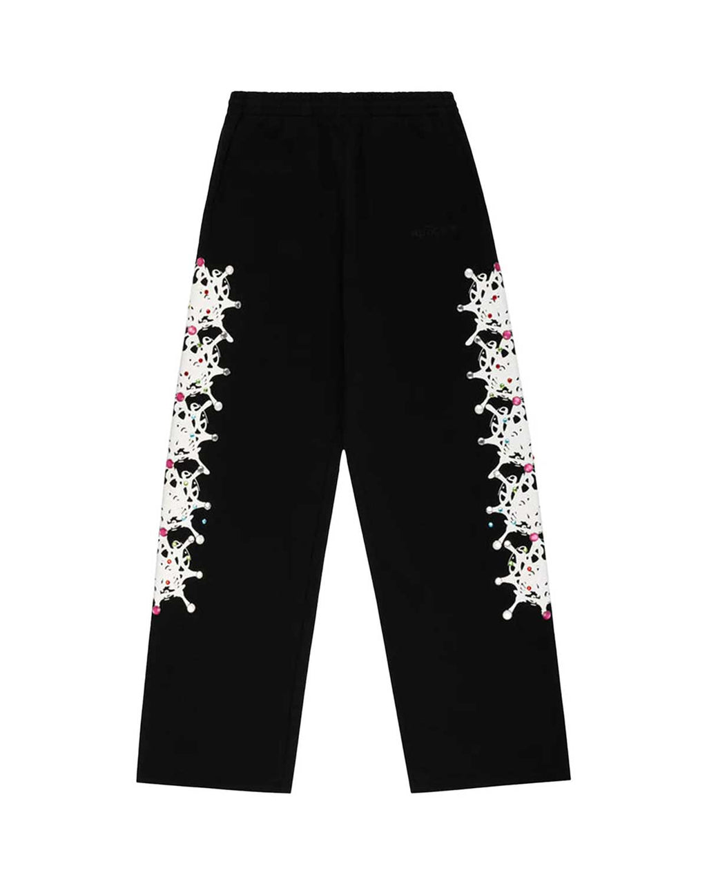 Sp5der Stone Sweatpants Black